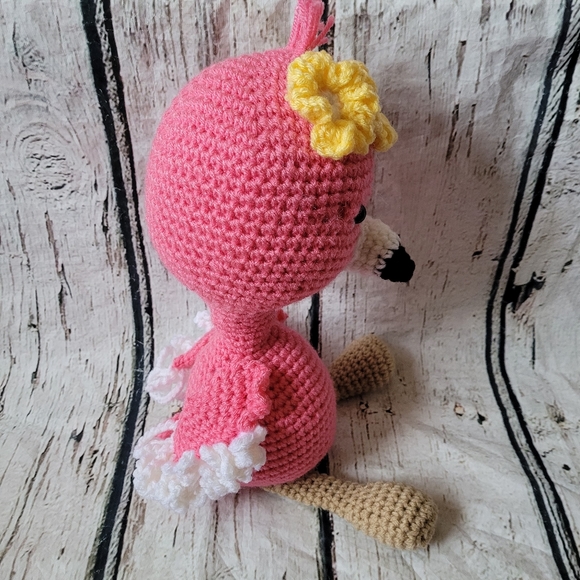 New Crochet Flamingo Doll - Picture 16 of 16